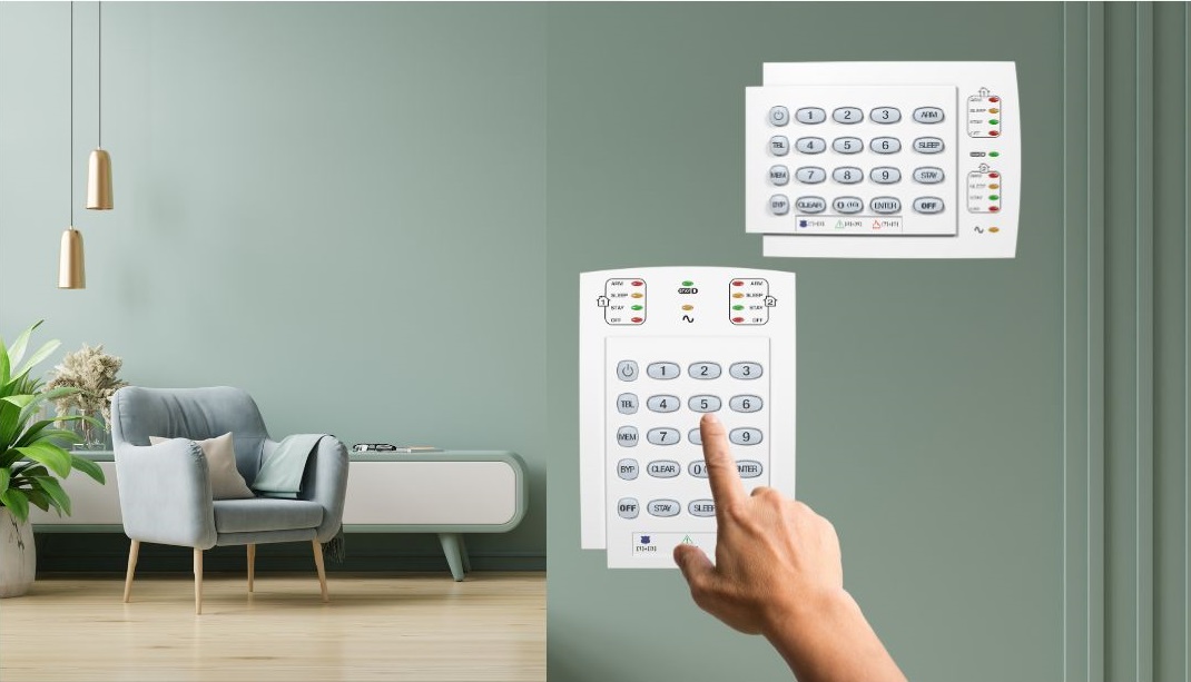 K10V 10 zónás LED kezelő